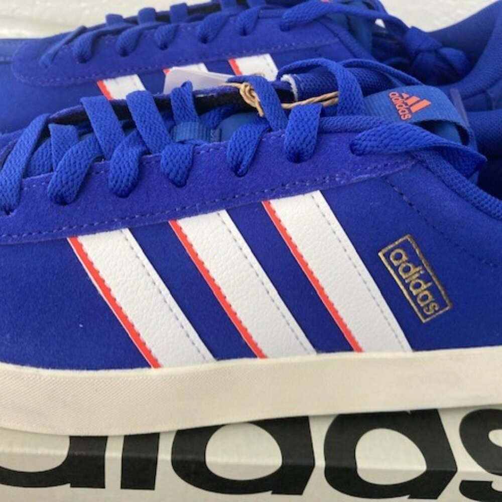 Brand new Adidas Mens Blue VL Court 3.0 Shoes - Men's 9.5 - Picture 7 of 9